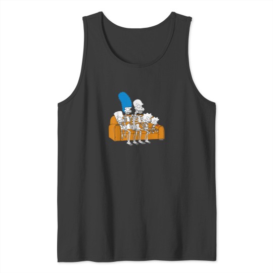 Discover The Simpsonzz Skeletons Treehouse Of Horror Couch Tank Tops
