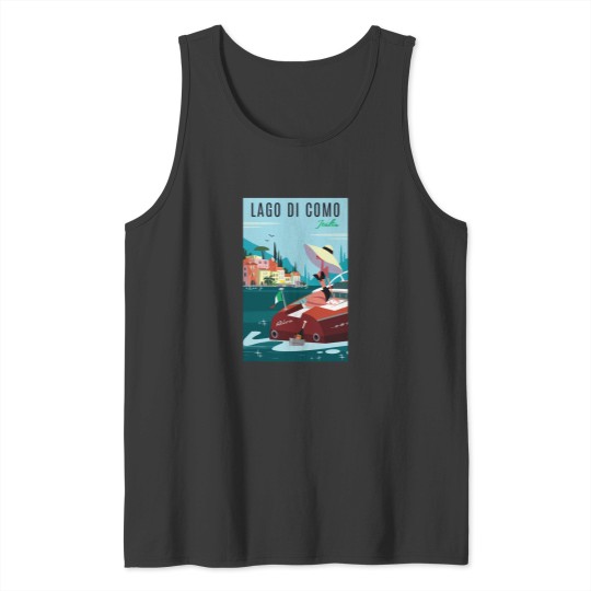 Discover Lago Di Como Poster 1 Tank Tops