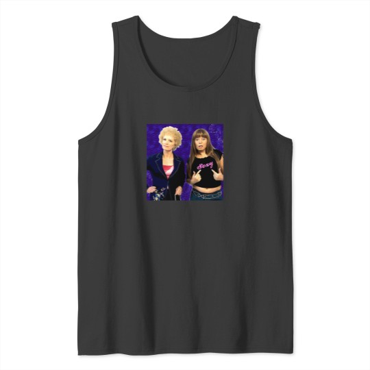 Discover Kath  Kim Purple Zebra Tank Tops