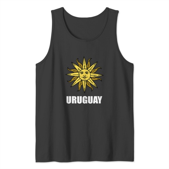 Discover Uruguay Sun Uruguay Flags Sunshine Uruguayan Roots Charrua Tank Tops