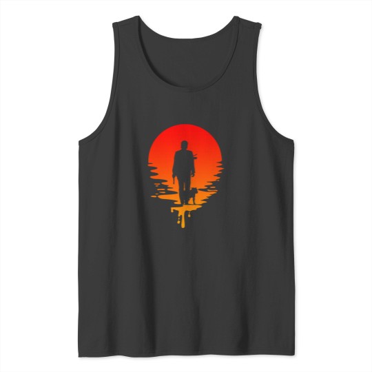 Discover Wicks and dogs Sunset Tank Tops