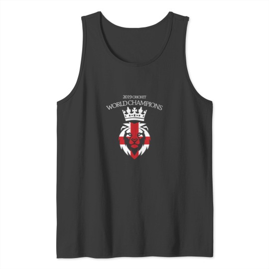Discover England1 Cricket World Cup Champions - Lion (2019) Tank Tops