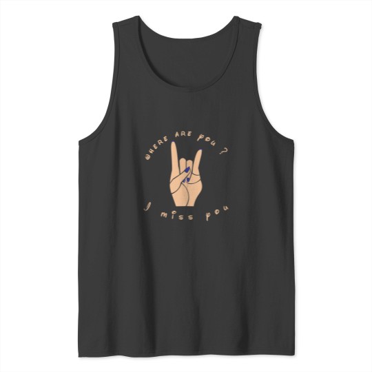 Discover Yo Where are you Rock B-182  (3) Tank Tops