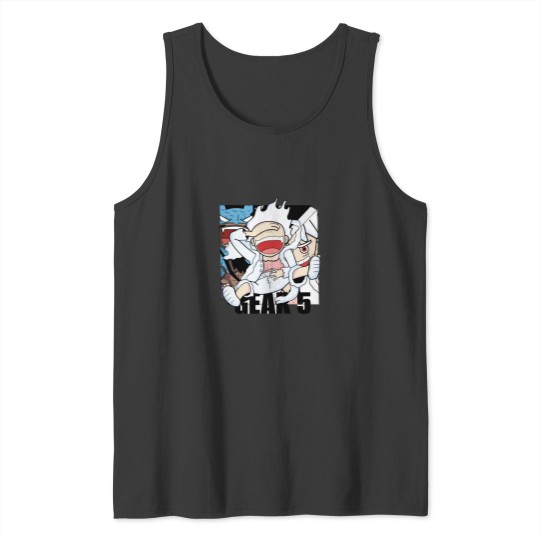 Discover Gear 5 luffy gear- 5th gear luffy(1) Tank Tops