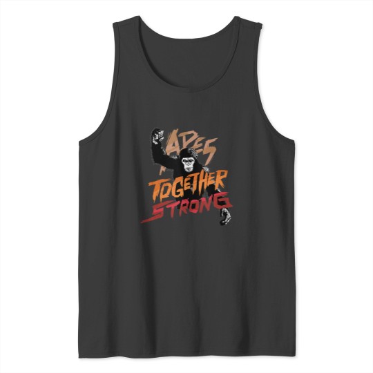 Discover Rise of the Planet of the Apes Caesar Apes Together Strong Tank Tops