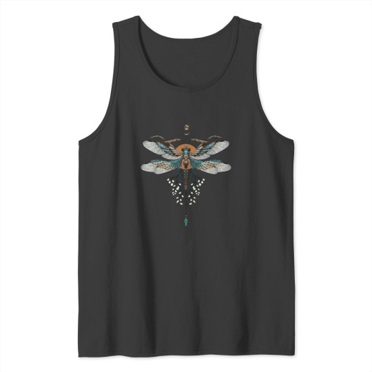 Discover Dragon Fly Tattoo Tank Tops