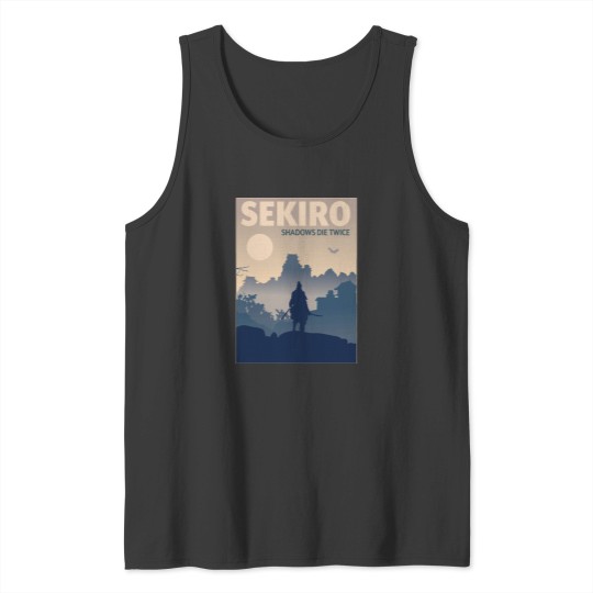 Discover Sekiros Shadows dies Twice - minimalists Travel Style - Video Game Art Tank Tops