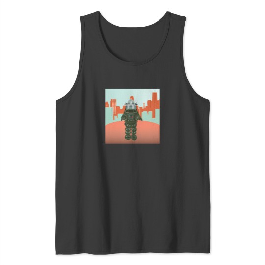 Discover Sci Fi Robot V2 Tank Tops