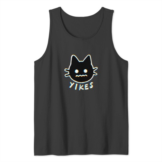 Discover Yikes Kitty Tank Tops