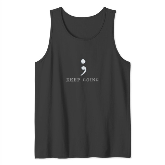 Discover Semicolon Project Mental Health Awareness TShirt Tank Tops