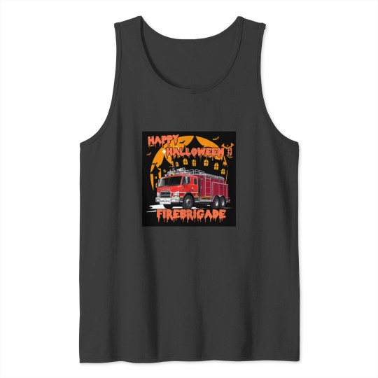 Discover Halloween firebrigade Tank Tops