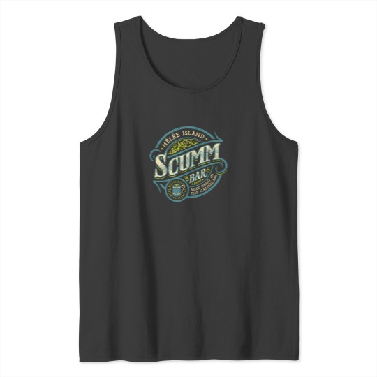Discover The Pirate Bar Blue Tank Tops