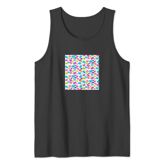 Discover 80'S Boombox Print Tank Tops