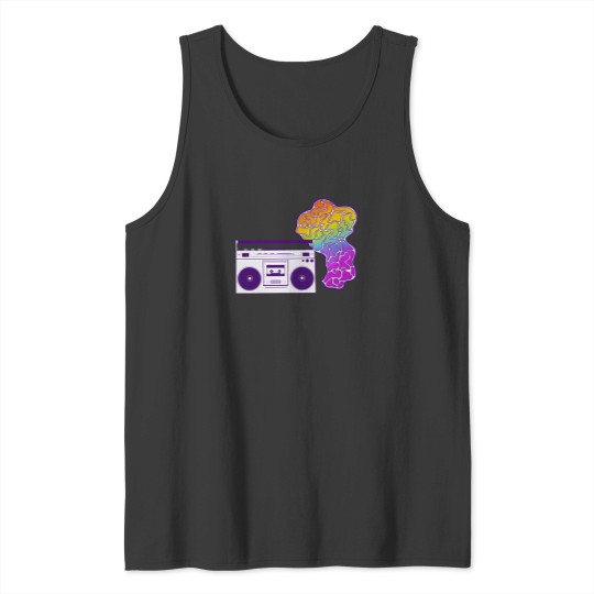 Discover 80S Boombox 1 Tank Tops