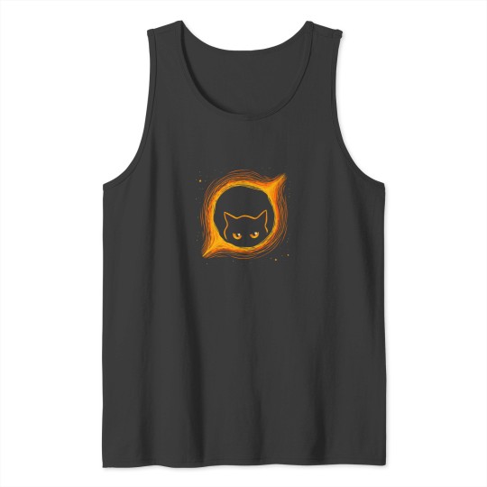 Discover Chaos Origin A Cat Space Design Tank Tops