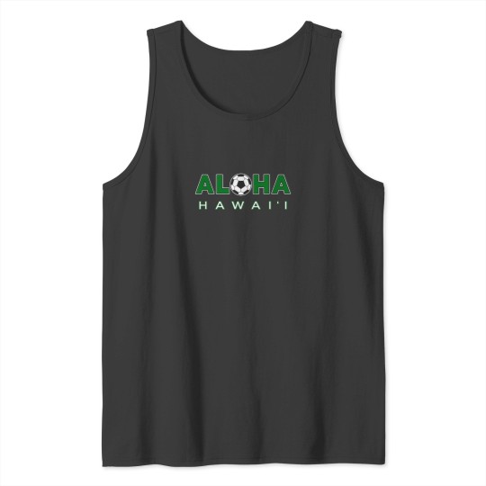 Discover ALOHA Hawaii Soccer Ball Aloha with Soccer Ball Tank Tops