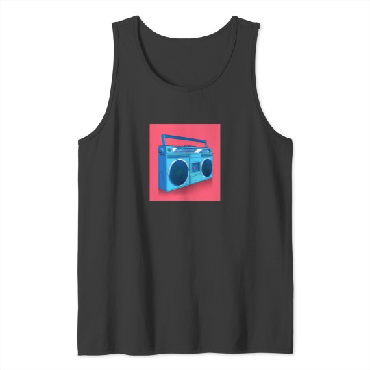 Discover 80S Boombox Tank Tops