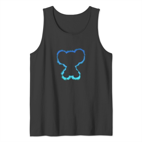 Discover Koala Neon  Blue Tank Tops