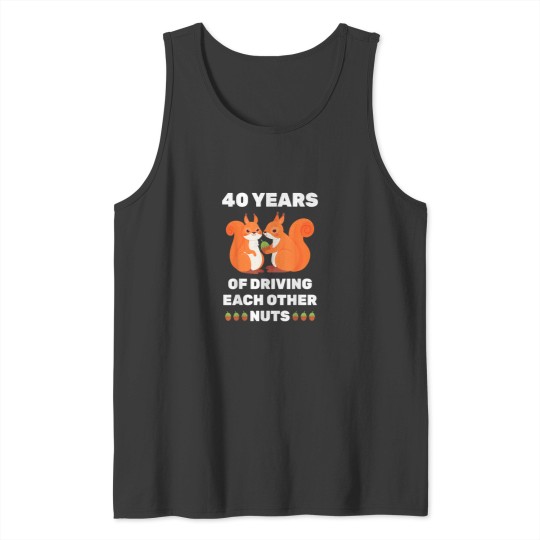 Discover 40th 40Year Wedding Anniversary Funny Couple For Tank Tops