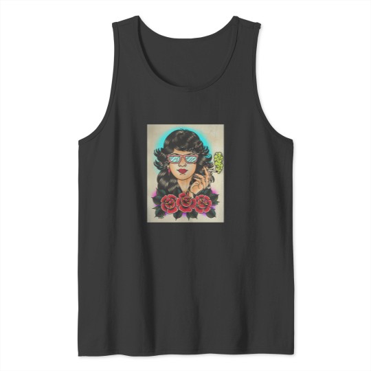 Discover 70S Chick  1 Tank Tops