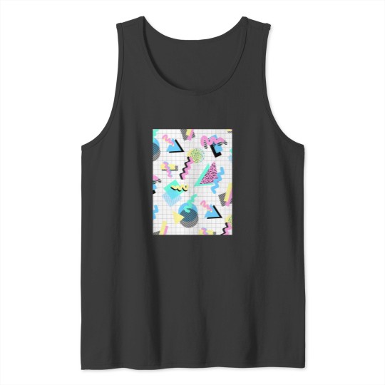 Discover 80S Pattern 1 Tank Tops