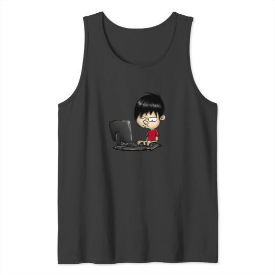 Discover Kid Boy Cartoon Tank Tops