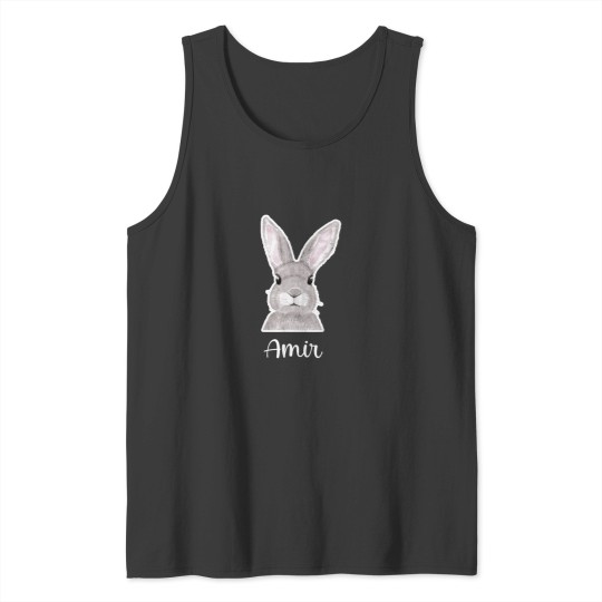 Discover Amir Name Easter Bunny Custom Name Good Friday Tank Tops