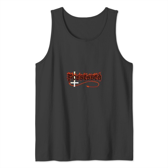 Discover Possessed Band Logo Tank Tops