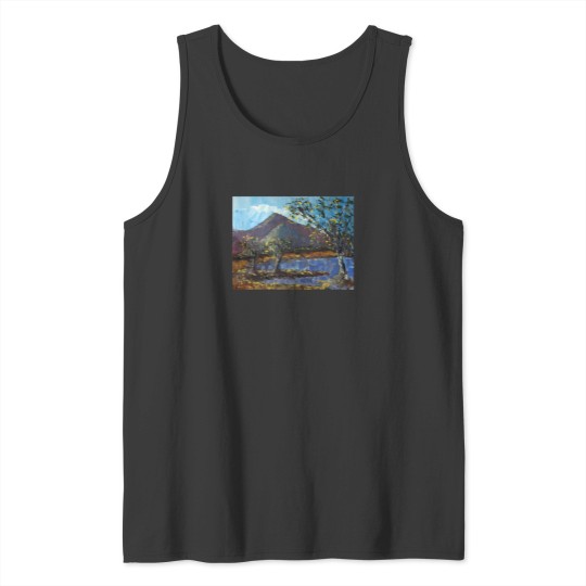 Discover Three Hills And Lake 1264 Tank Tops
