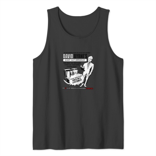 Discover David Byrne'S Giant Suit Emporium Tank Tops