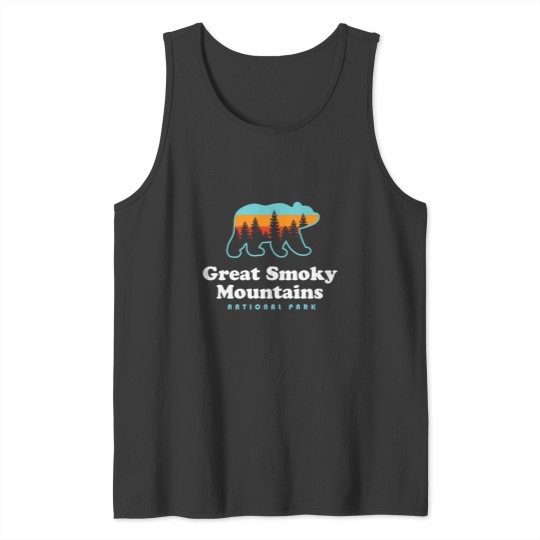 Discover Great Smoky Mountains Bear Great Smoky Mountains Tank Tops