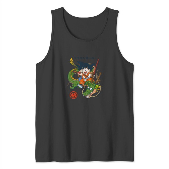 Discover Dragon Ball Goku Shenron Tank Tops