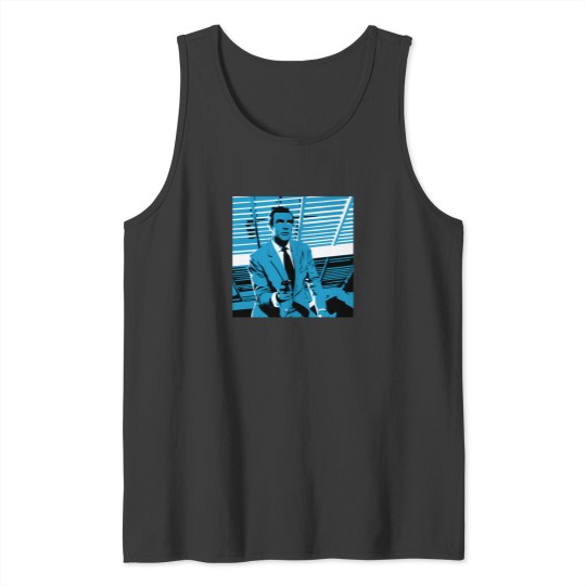 Discover Secret Agent  Sixties Illustration Mi6 British Spy Tank Tops