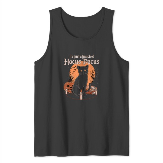 Discover Funny This cool This awesome It_s Just A Bunch Of Hocus Gift Halloween Black Catt Tank Tops