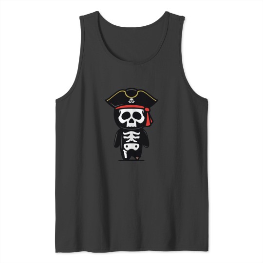 Discover Pirate Skeletonn Tank Tops