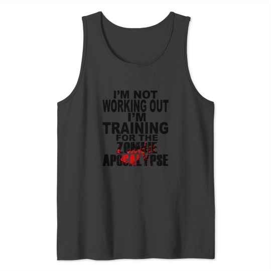 Discover Training For The Zombie Apocalypse Tank Tops