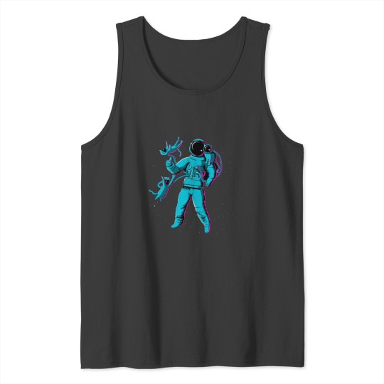 Discover Astronaut and cats Tank Tops