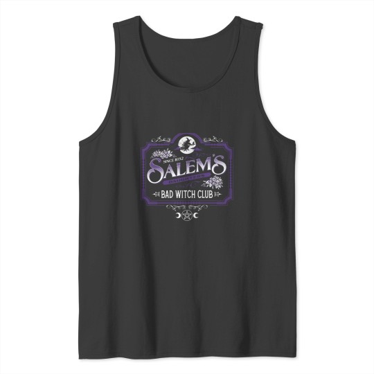 Discover Salem's Daughters - Bad Witch Club - Halloween - Spooky - Goth Tank Tops
