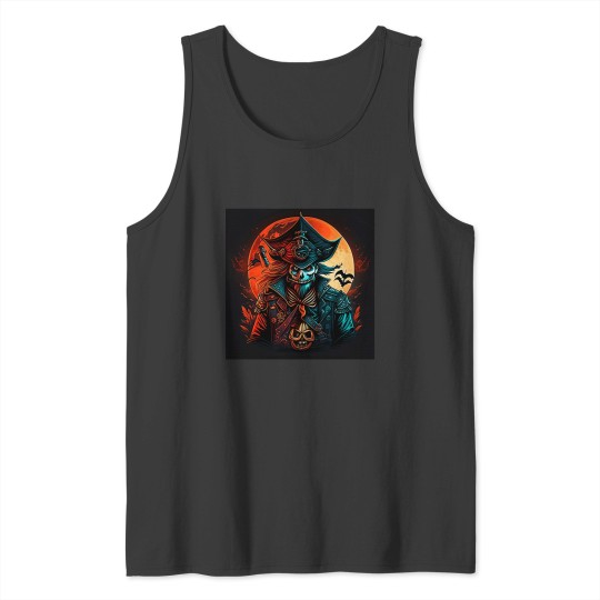 Discover Comic Pirate Adventures Halloween High Seas Tank Tops
