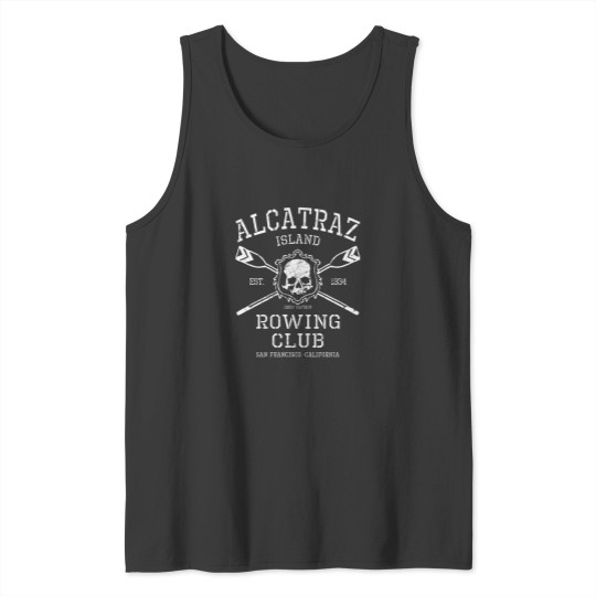 Discover Alcatraz Rowings Club Tank Tops