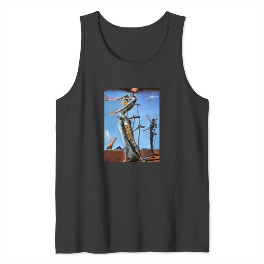 Discover Salvador Dali The Burning Giraffe Art Print Surrealism Surreal Style Tank Tops