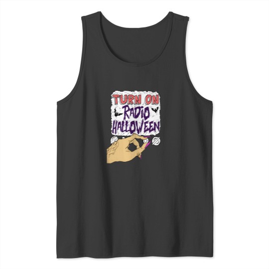 Discover Radio Halloween Music Tank Tops