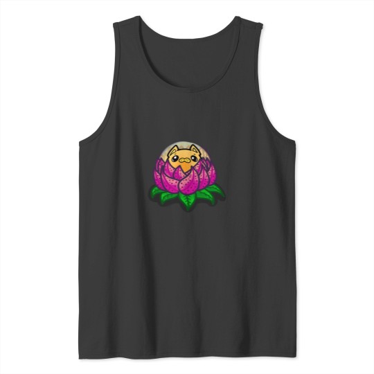 Discover Glowing lotus Kitty Tank Tops