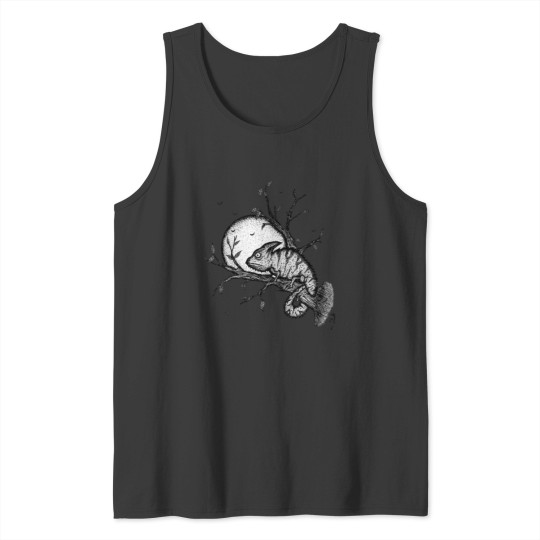 Discover grumpy chameleon Tank Tops