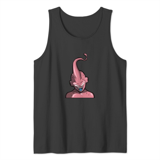 Discover Kid Buu Face Art - Majin Buu dragons Ball Z Tank Tops