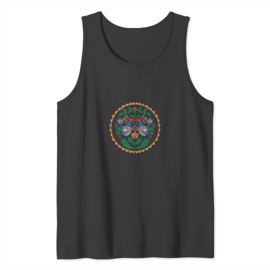 Discover Fancy Folk Art Fowl Tank Tops