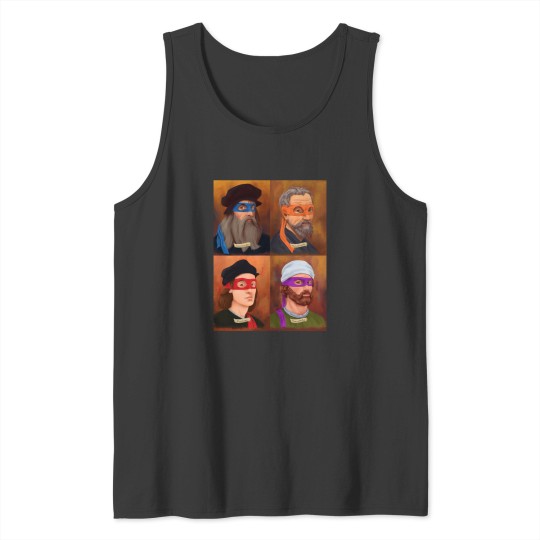 Discover The Renaissance Ninja Artists Tank Tops
