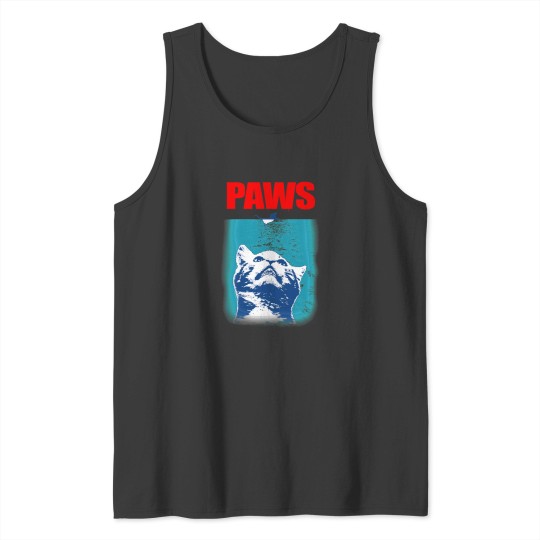 Discover Kitty with large Jaws attacking a mouse PAWS Tank Tops