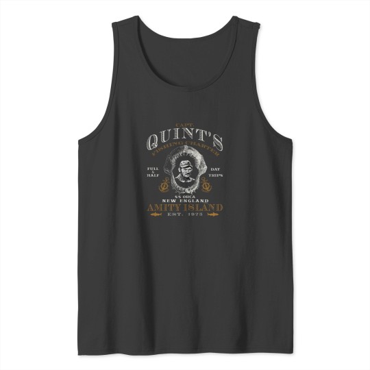 Discover Captain Quint's Jaw Skull (Universall © UCS LLC) Tank Tops