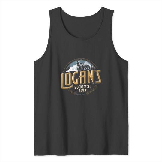 Discover Logan's Motorcycle Repair Tank Tops
